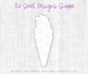 Cookie Cutters - Tall and Narrow Ice Cream - Cookie Cutter - The Sweet Designs Shoppe - TSDS - - ALL,Cookie Cutter,fast food,Food,Food & Beverages,Ice Cream,icecream,Misc,Miscellaneous,Promocode,STL,Summer,Sweet,Sweets,valentine,valentines