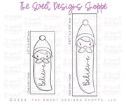 Cookie Cutters - Tall and Narrow Santa Face - Cookie Cutter - The Sweet Designs Shoppe - TSDS - - ALL,Christmas,Christmas / Winter,Christmas Cookies,Cookie Cutter,cookies for Santa,Miscellaneous,Promocode,Santa Claus,Santa Face,STL