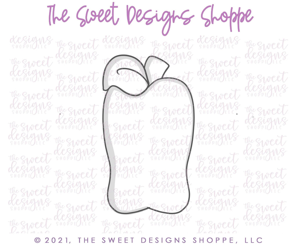 Cookie Cutters - Tall Apple - Cookie Cutter - The Sweet Designs Shoppe - - ALL, back to school, Cookie Cutter, Food, Food and Beverage, Food beverages, Grad, graduations, Promocode, School, School / Graduation, School Bus, school supplies