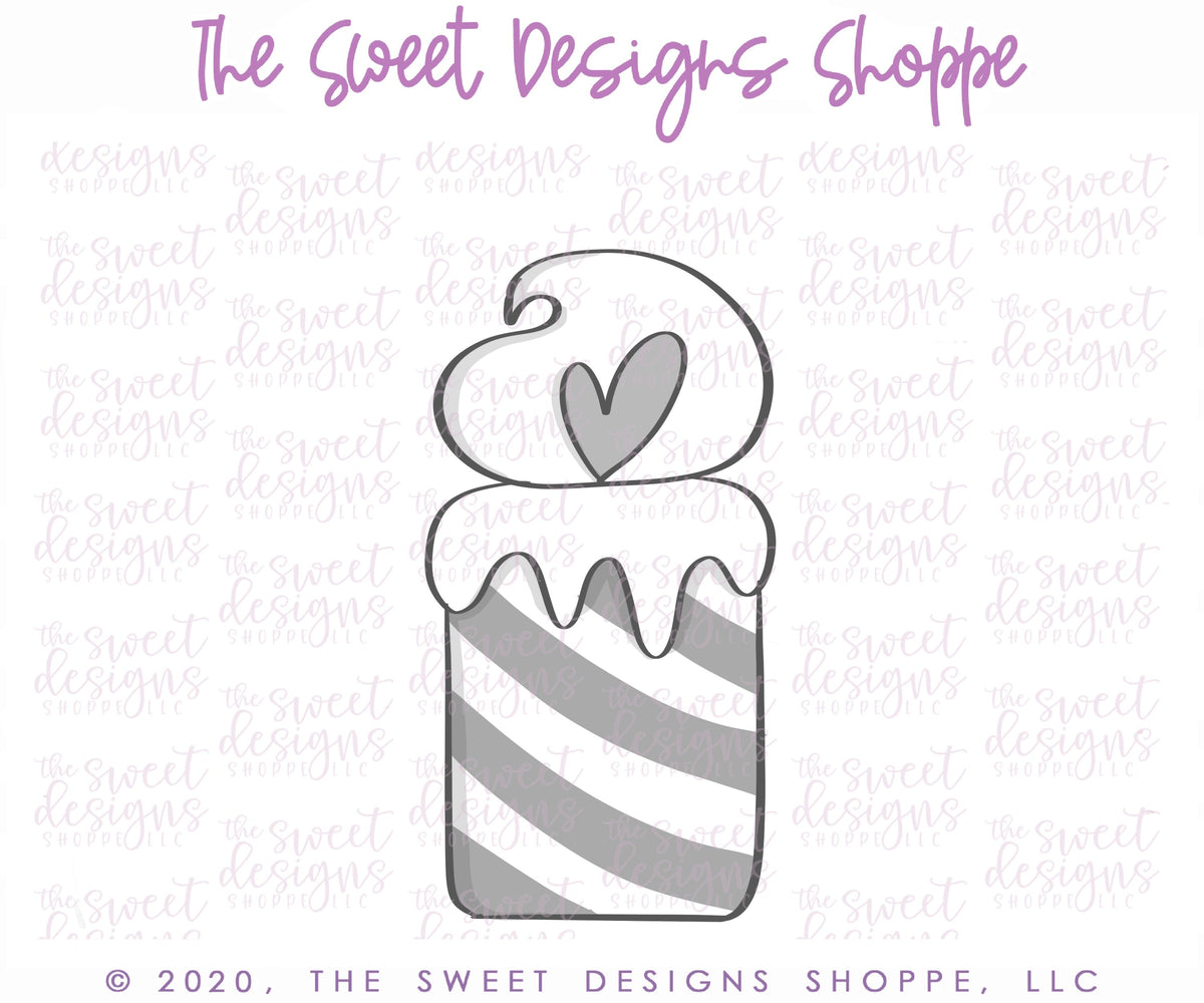 Cookie Cutters - Tall Birthday Set - Cookie Cutters - The Sweet Designs Shoppe - TSDS - - ALL,Birthday,Birthday Hat,celebration,Cookie Cutter,kids,party,Promocode,regular sets,set,STL