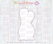 Cookie Cutters - Tall Bunny Face - Cookie Cutter - The Sweet Designs Shoppe - TSDS - - ALL,Animal,Animals,Animals and Insects,Cookie Cutter,easter,Easter / Spring,Promocode,STL