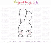 Cookie Cutters - Tall Bunny Face - Cookie Cutter - The Sweet Designs Shoppe - TSDS - - ALL,Animal,Animals,Animals and Insects,Cookie Cutter,easter,Easter / Spring,Promocode,STL