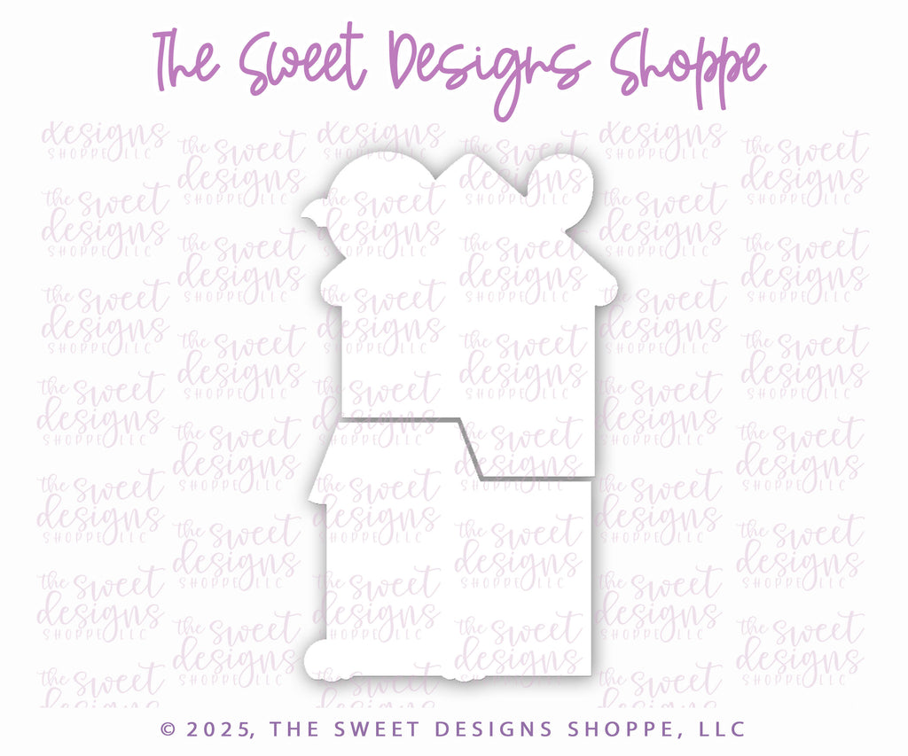 Cookie Cutters - Tall BYO Haunted House Cookie Cutter Set - Set of 2 - Cookie Cutters - The Sweet Designs Shoppe - TSDS - - ALL,Cookie Cutter,halloween,Halloween set,Halloween Sets,Haunted,haunted house,Mini Sets,Plaque,Plaques,PLAQUES HANDLETTERING,Promocode,regular sets,set,STL