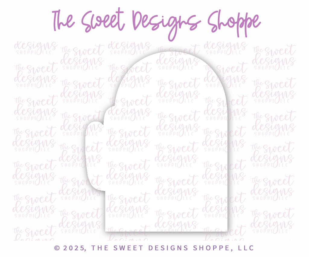 Cookie Cutters - Tall Cactus Plaque - Cookie Cutter - The Sweet Designs Shoppe - TSDS - - ALL,Cactus,Cookie Cutter,Nature,Plaque,Plaques,Promocode,STL