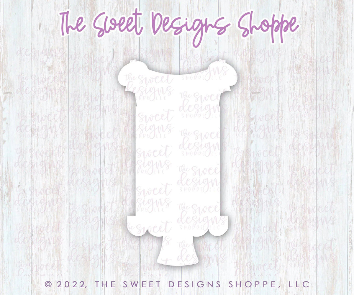 Cookie Cutters - Tall Cake with Bunting - Cookie Cutter - The Sweet Designs Shoppe - TSDS - - ALL,Birthday,Cookie Cutter,kid,kids,Promocode,STL,Sweet,Sweets