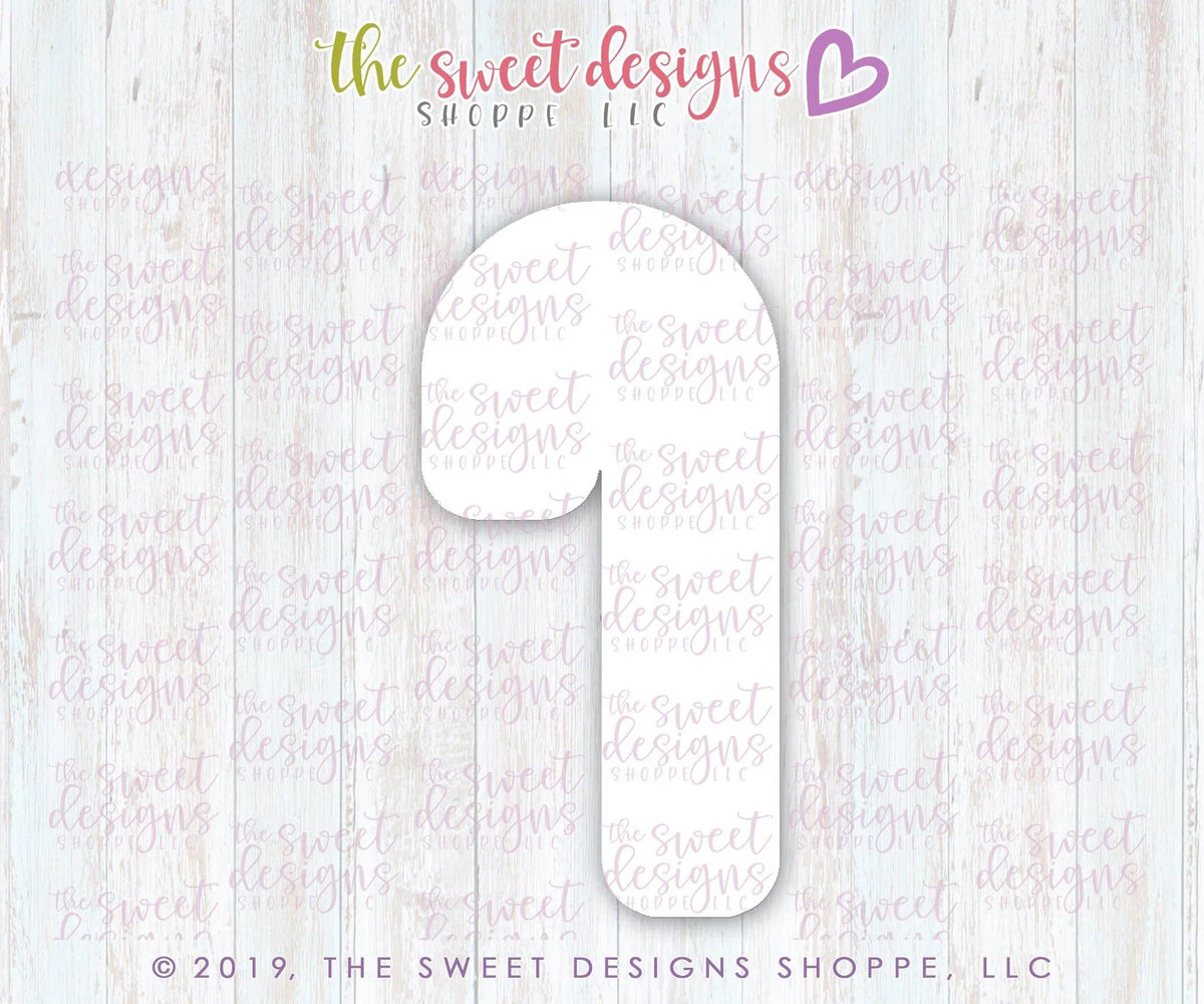 Cookie Cutters - Tall Candy Cane - Cookie Cutter - The Sweet Designs Shoppe - TSDS - - ALL,Christmas,Christmas / Winter,Christmas Cookies,clause,Cookie Cutter,Food,Promocode,Santa,STL,Sweet,tall