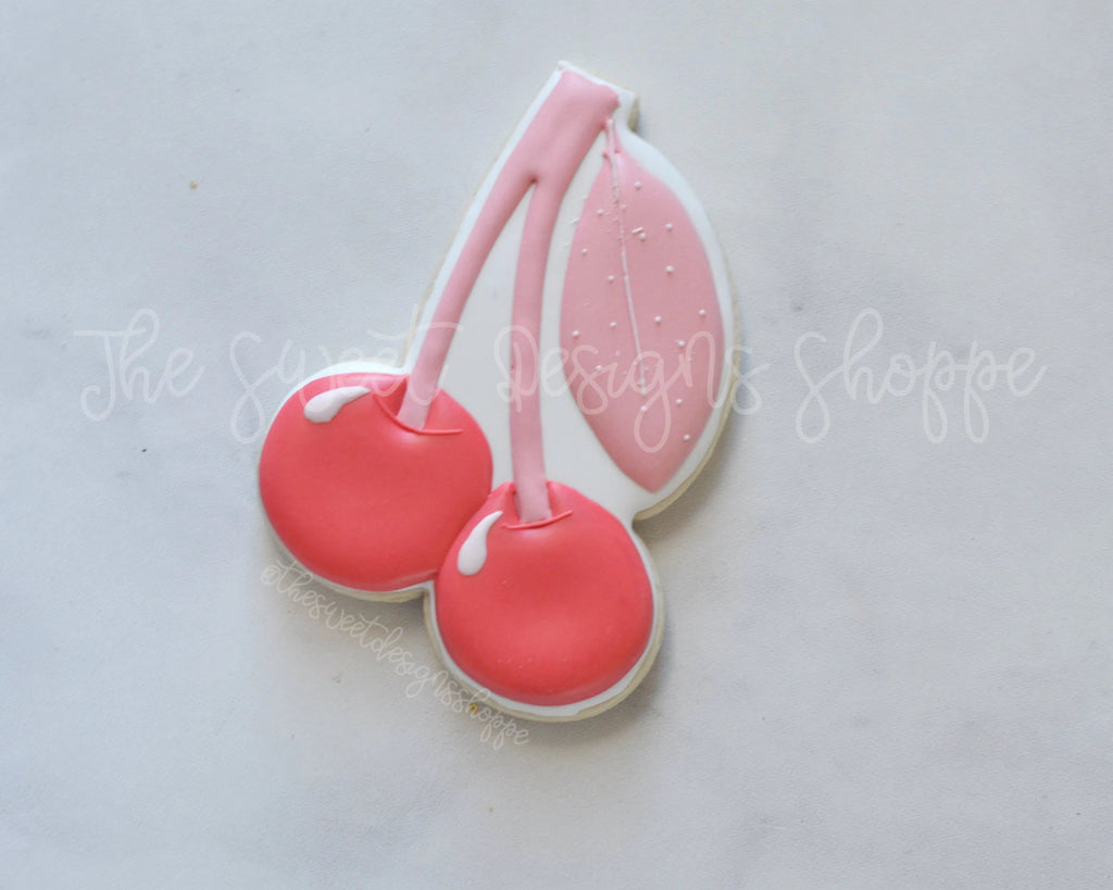 Cookie Cutters - Tall Cherry - Cookie Cutter - The Sweet Designs Shoppe - - ALL, Cookie Cutter, Food, Food and Beverage, Food beverages, fruit, fruits, Fruits and Vegetables, Promocode, valentine, valentines