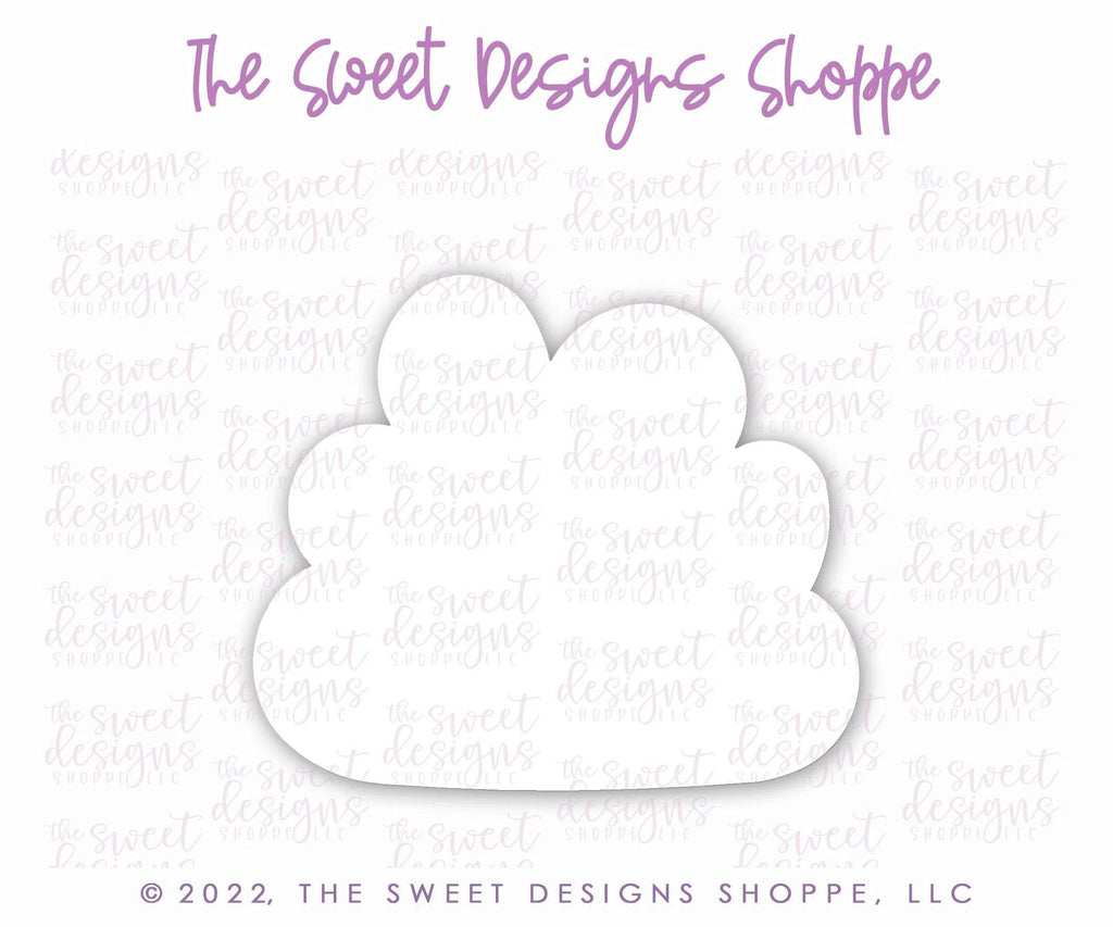 Cookie Cutters - Tall Cloud - Cookie Cutter - The Sweet Designs Shoppe - - ALL, Cookie Cutter, Easter / Spring, fantasy, Nature, Promocode, Rain, Spring, Trees Leaves and Flowers, Weather