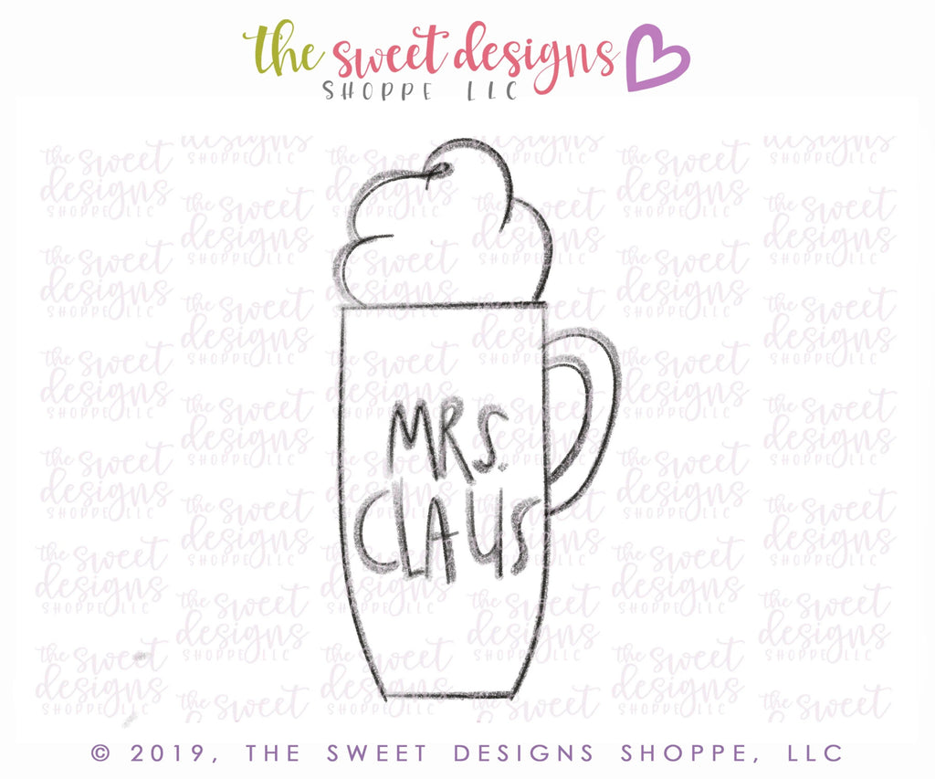 Cookie Cutters - Tall Coffee Mug - Cookie Cutter - The Sweet Designs Shoppe - - 2019, ALL, Christmas, Christmas / Winter, Christmas Cookies, clause, Coffee, Cookie Cutter, Food, Food and Beverage, Food beverages, mug, mugs, Nurse, Nurse Appreciation, Promocode, Santa, tall, Teacher, Teacher Appreciation