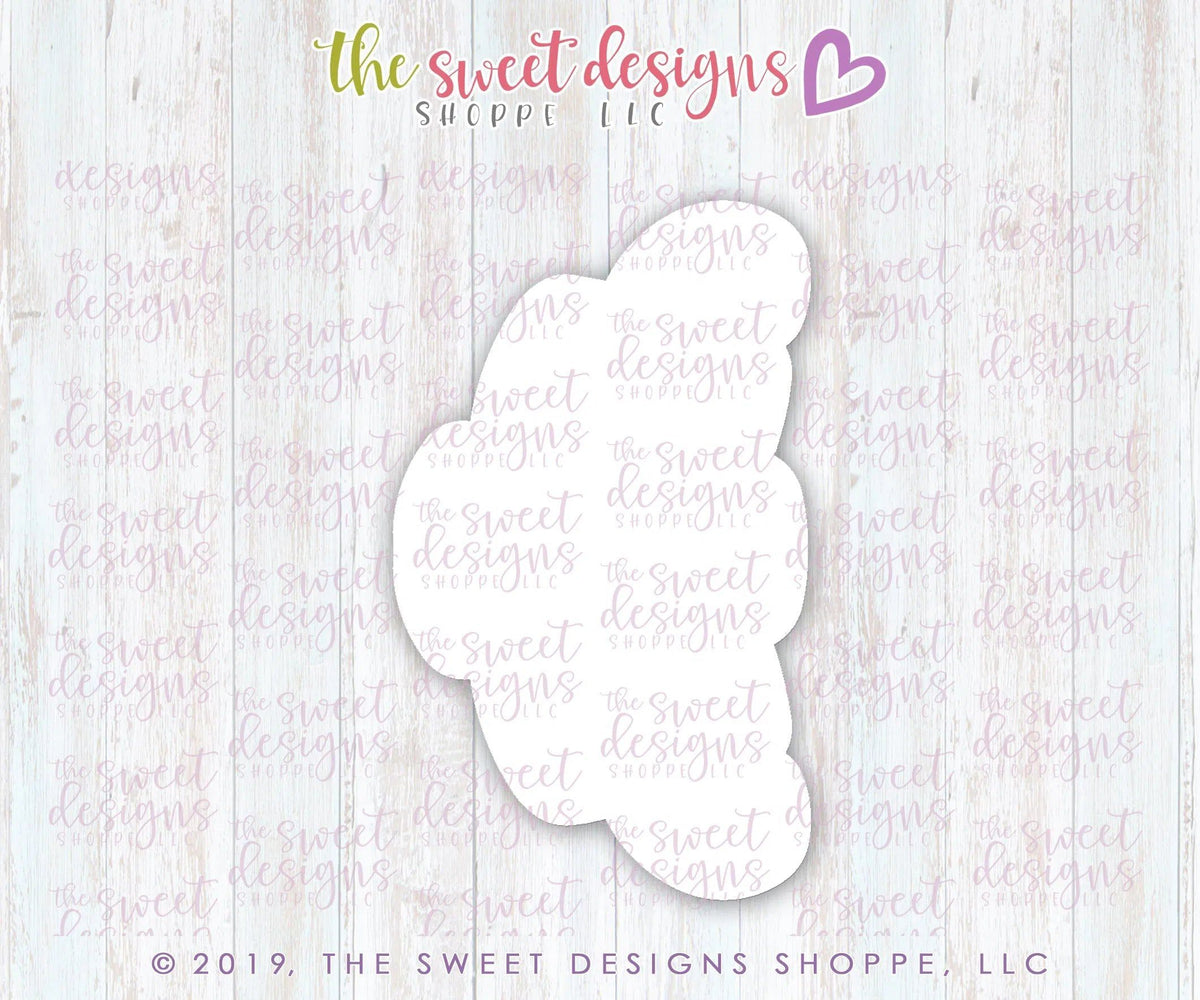 Cookie Cutters - Tall Crescent Roll - Cookie Cutter - The Sweet Designs Shoppe - TSDS - - ALL,Cookie Cutter,croissant,Fall,Fall / Thanksgiving,food,Food & Beverages,Promocode,STL,thanksgiving