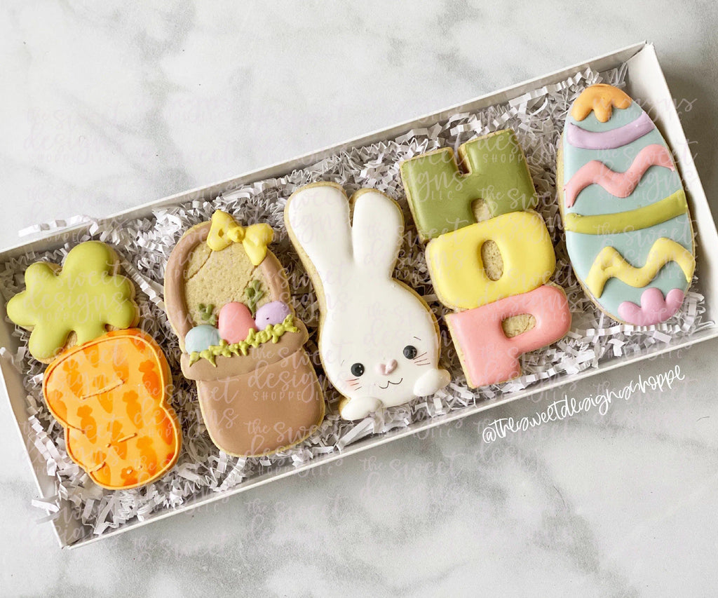 Cookie Cutters - Tall Easter Set - Cookie Cutters - The Sweet Designs Shoppe - - 2022EasterTop, ALL, Cookie Cutter, Easter, Easter / Spring, Mini Sets, Promocode, regular sets, set