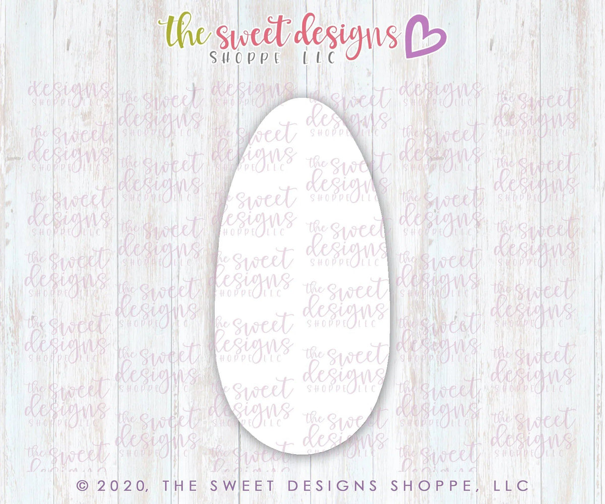 Cookie Cutters - Tall Egg - Cookie Cutter - The Sweet Designs Shoppe - TSDS - - ALL,animal,animals,Cookie Cutter,easter,Easter / Spring,Promocode,STL