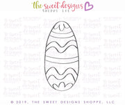 Cookie Cutters - Tall Egg - Cookie Cutter - The Sweet Designs Shoppe - TSDS - - ALL,animal,animals,Cookie Cutter,easter,Easter / Spring,Promocode,STL