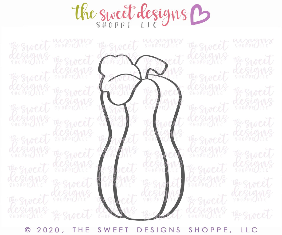 Cookie Cutters - Tall Fall Pumpkin - Cookie Cutter - The Sweet Designs Shoppe - TSDS - - ALL,Autumn,Cookie Cutter,Fall,Fall / Halloween,Fall / Thanksgiving,Food,Food & Beverages,Fruits and Vegetables,Halloween,Promocode,Pumpkin,STL,thanksgiving
