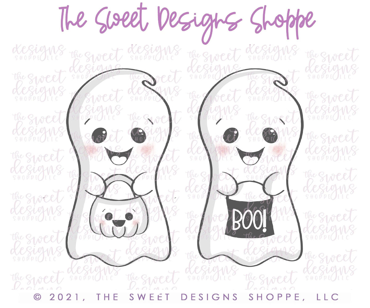 Cookie Cutters - Tall Ghost - Cookie Cutter - The Sweet Designs Shoppe - TSDS - - ALL,Boo,Cookie Cutter,Ghost,halloween,Promocode,STL