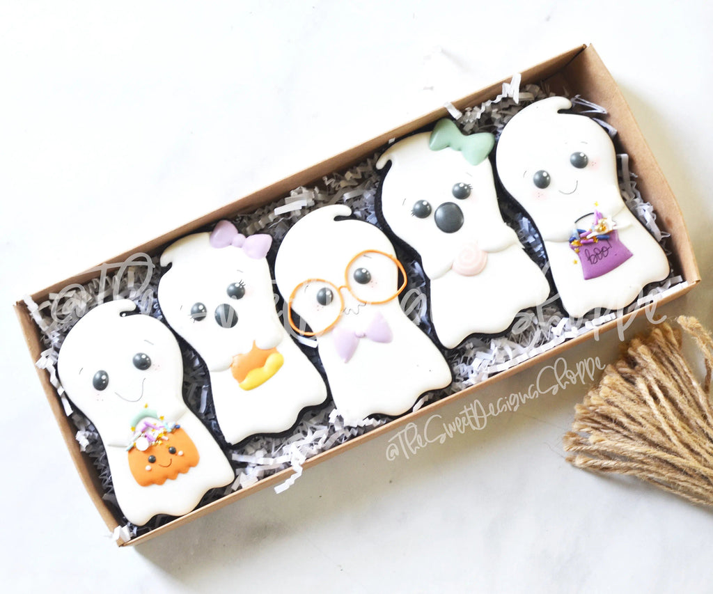 Cookie Cutters - Tall Ghosts Set - Cookie Cutters - The Sweet Designs Shoppe - TSDS - - ALL,Cookie Cutter,halloween,Halloween set,Halloween Sets,Mini Sets,Promocode,regular sets,set