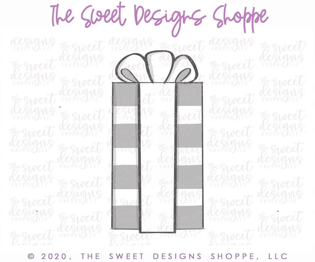 Cookie Cutters - Tall Gift- Cookie Cutter - The Sweet Designs Shoppe - TSDS - - ALL,Birthday,celebration,Cookie Cutter,Party,Promocode