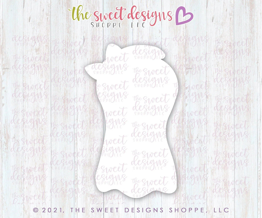 Cookie Cutters - Tall Girly Ghost - Cookie Cutter - The Sweet Designs Shoppe - TSDS - - ALL,Boo,Cookie Cutter,Ghost,halloween,Promocode