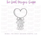 Cookie Cutters - Tall Heart Balloon - Cookie Cutter - The Sweet Designs Shoppe - TSDS - - ALL,Baby / Kids,Birthday,Cookie Cutter,kids,Kids / Fantasy,Party,Promocode,STL,valentine,valentines