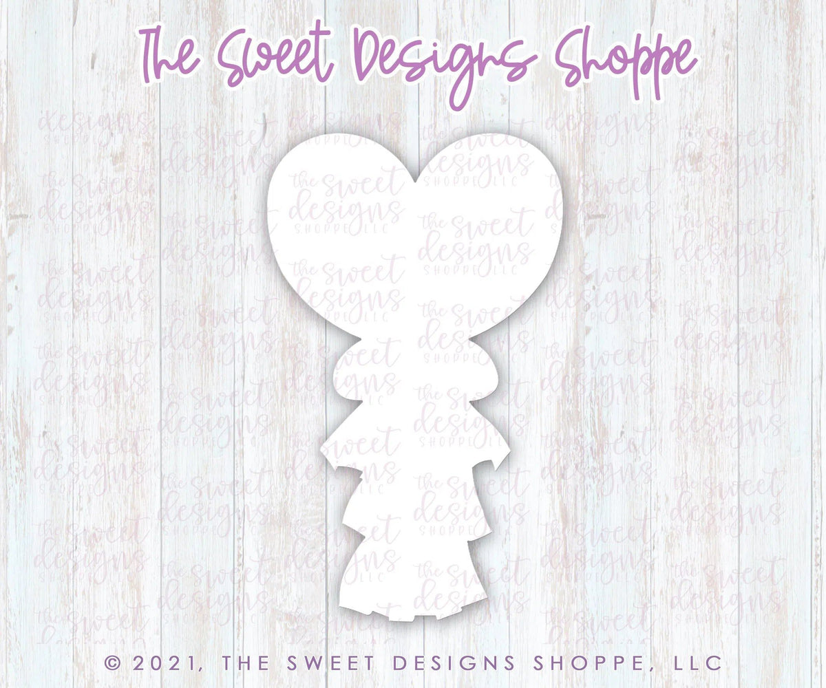 Cookie Cutters - Tall Heart Balloon - Cookie Cutter - The Sweet Designs Shoppe - TSDS - - ALL,Baby / Kids,Birthday,Cookie Cutter,kids,Kids / Fantasy,Party,Promocode,STL,valentine,valentines