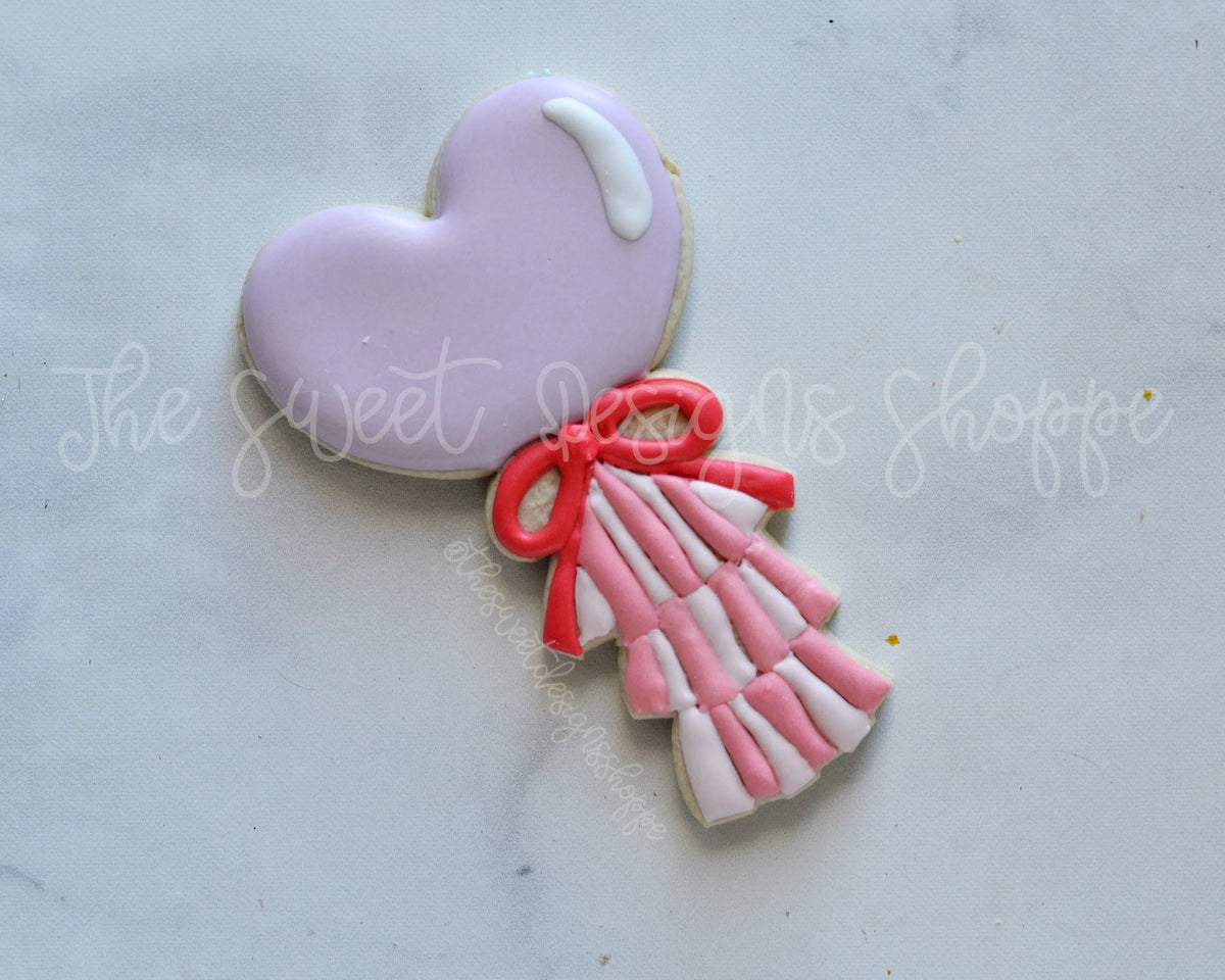 Cookie Cutters - Tall Heart Balloon - Cookie Cutter - The Sweet Designs Shoppe - TSDS - - ALL,Baby / Kids,Birthday,Cookie Cutter,kids,Kids / Fantasy,Party,Promocode,STL,valentine,valentines