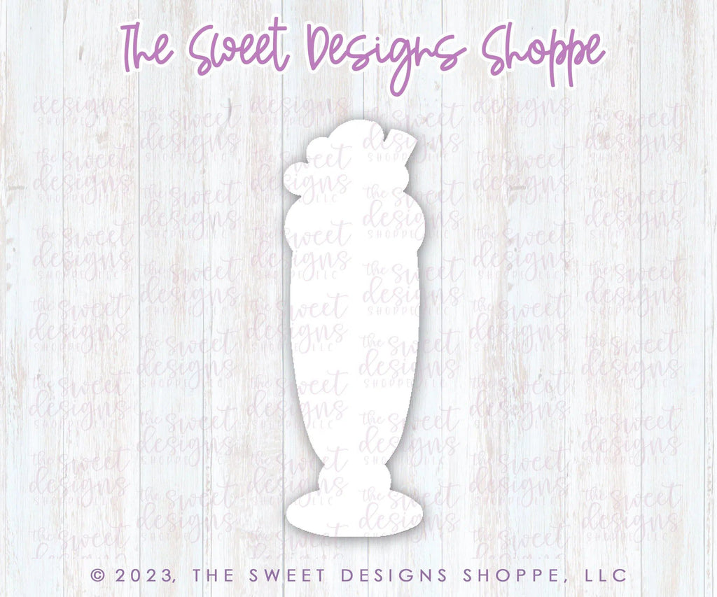 Cookie Cutters - Tall-ish Milkshake - Cookie Cutter - The Sweet Designs Shoppe - TSDS - - ALL,Cookie Cutter,fast food,Food,Food & Beverages,Milkshake,Misc,Miscellaneous,Promocode,STL,Summer,Sweet,Sweets,valentine,valentines