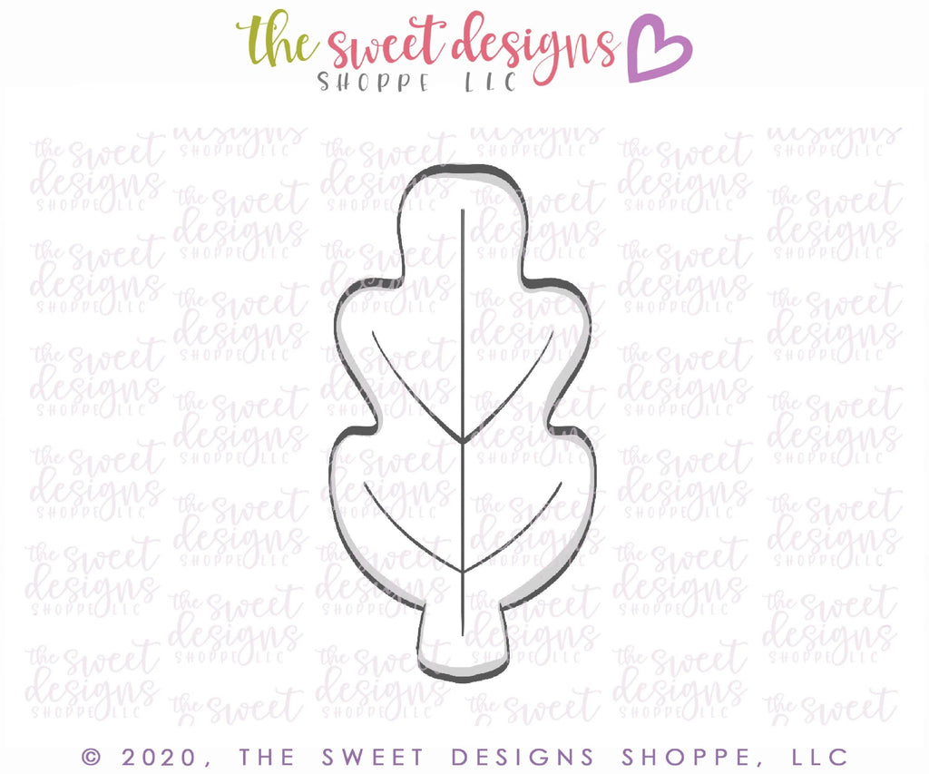 Cookie Cutters - Tall Leaf - Cookie Cutter - The Sweet Designs Shoppe - - ALL, Cookie Cutter, Fall / Halloween, Fall / Thanksgiving, Fall Woodlands, Halloween, Leaves, Leaves and Flowers, Nature, Promocode, Thanksgiving, Trees Leaves and Flowers, Woodlands, Woodlands Leaves and Flowers