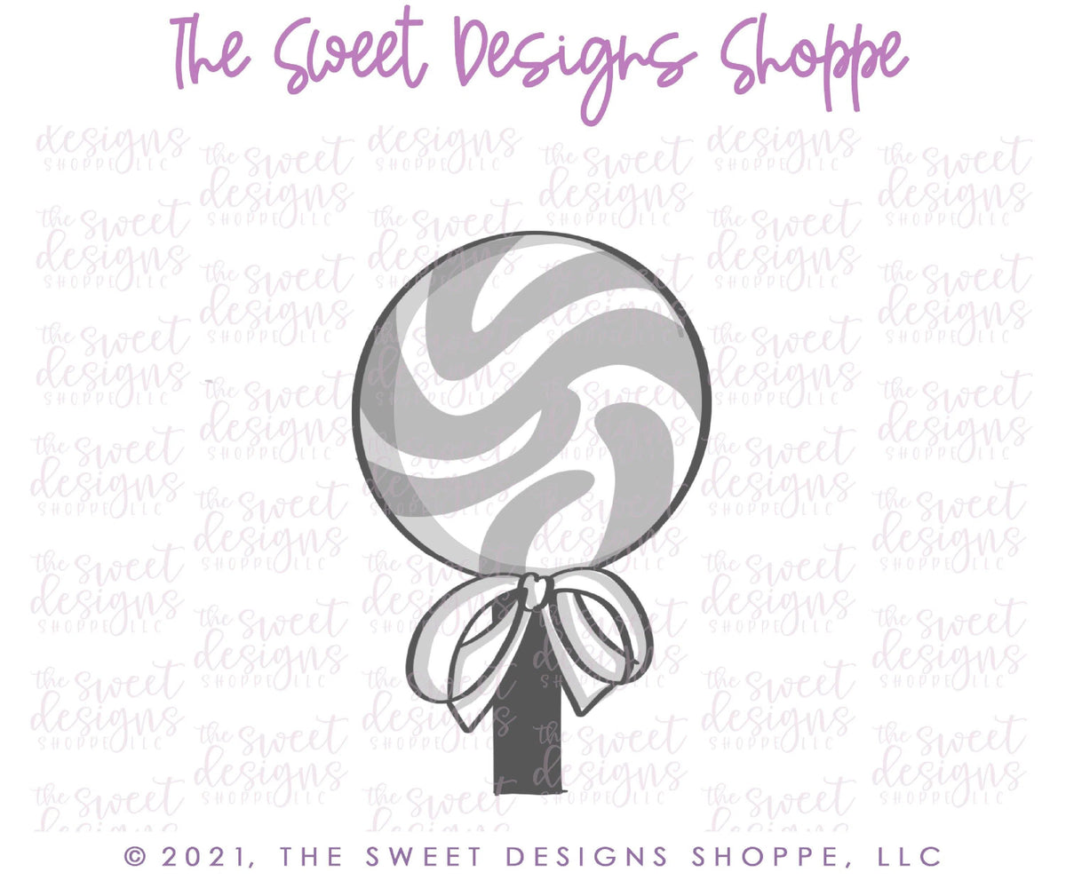 Cookie Cutters - Tall Lollipop - Cookie Cutter - The Sweet Designs Shoppe - TSDS - - ALL,Candy,Cookie Cutter,Food,Food and Beverage,Food beverages,Promocode,Sweet,Sweets,valentine,valentines