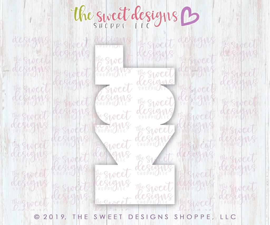 Cookie Cutters - Tall LOVE Plaque - Cookie Cutter - Sweet Designs Shoppe - - ALL, Cookie Cutter, Customize, Lettering, Love, Plaque, Promocode, Valentines, Wedding