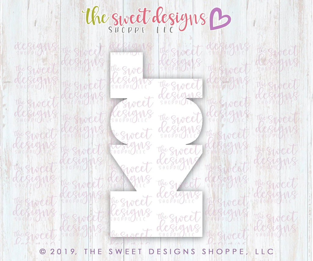 Cookie Cutters - Tall LOVE Plaque - Cookie Cutter - The Sweet Designs Shoppe - TSDS - - ALL,Cookie Cutter,Customize,Lettering,Love,Plaque,Promocode,Valentines,Wedding