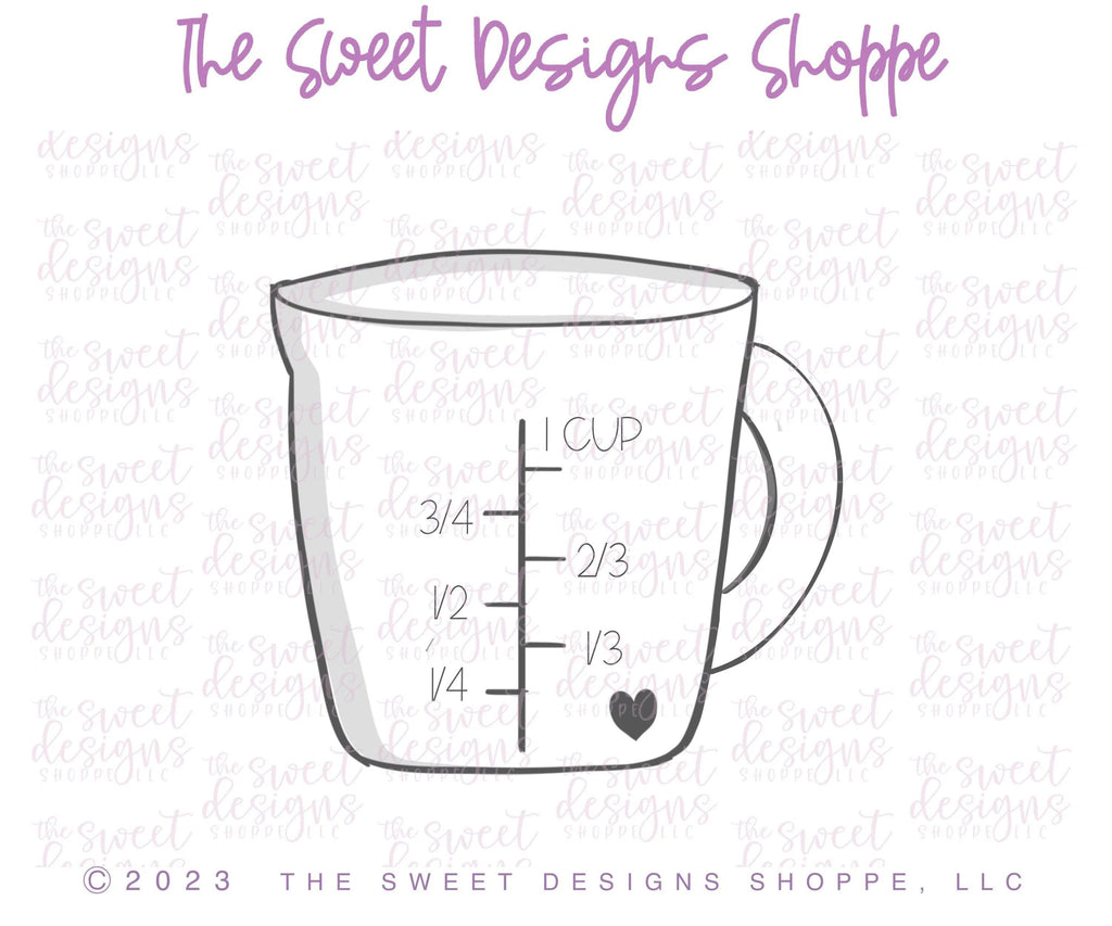 Cookie Cutters - Tall Measuring Cup - Cookie Cutter - The Sweet Designs Shoppe - TSDS - - ALL,Baking,Christmas,Christmas / Winter,Chubby,Cookie Cutter,Food,Food & Beverages,Hobbies,Kawaii,Promocode