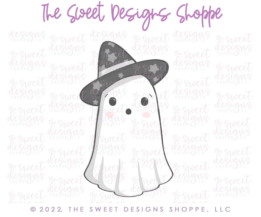 Cookie Cutters - Tall Modern Witch Ghost - Cookie Cutter - Sweet Designs Shoppe - - ALL, Boo, Cookie Cutter, Ghost, halloween, Promocode