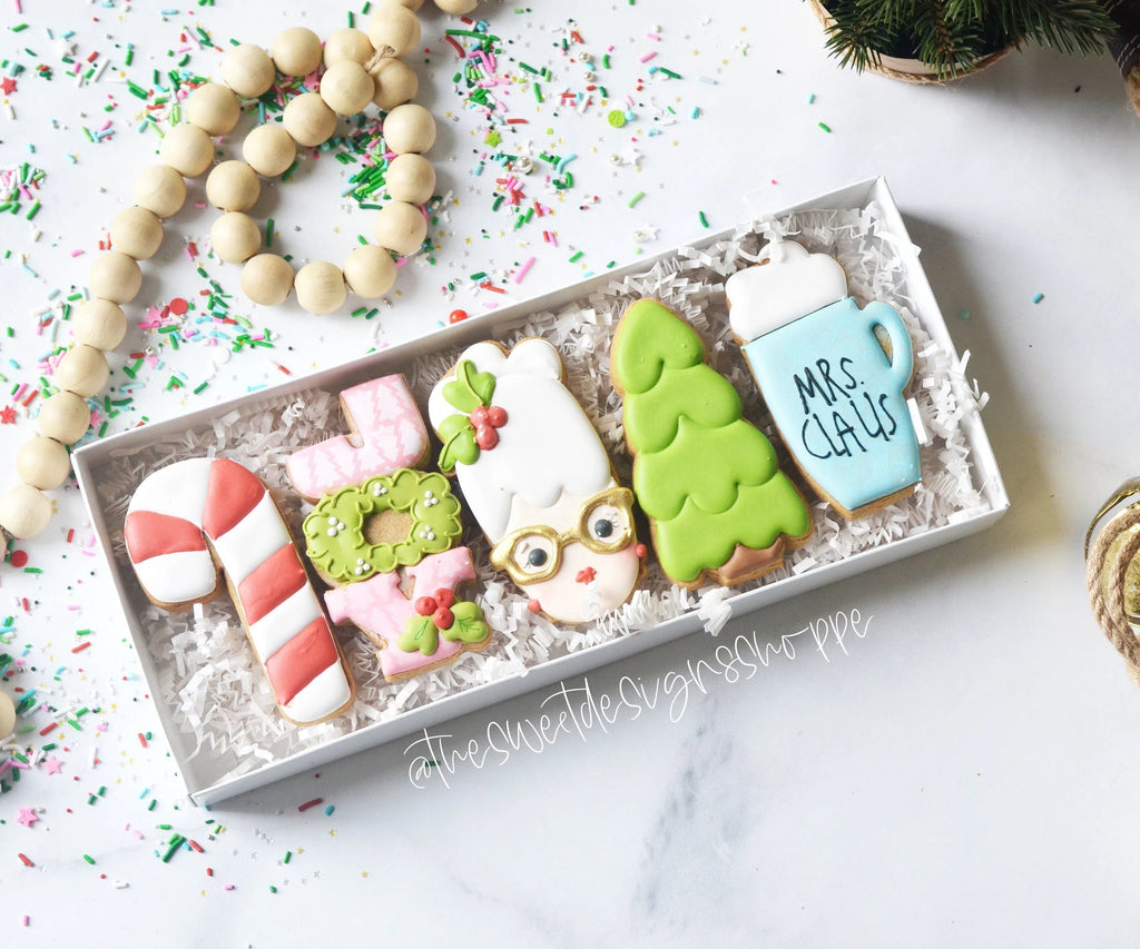 Cookie Cutters - Tall Mrs. Claus Set - Cookie Cutters - The Sweet Designs Shoppe - TSDS - - ALL,Christmas,Christmas / Winter,Christmas Cookies,Cookie Cutter,Mini Sets,mug,mugs,Promocode,regular sets,Santa,set
