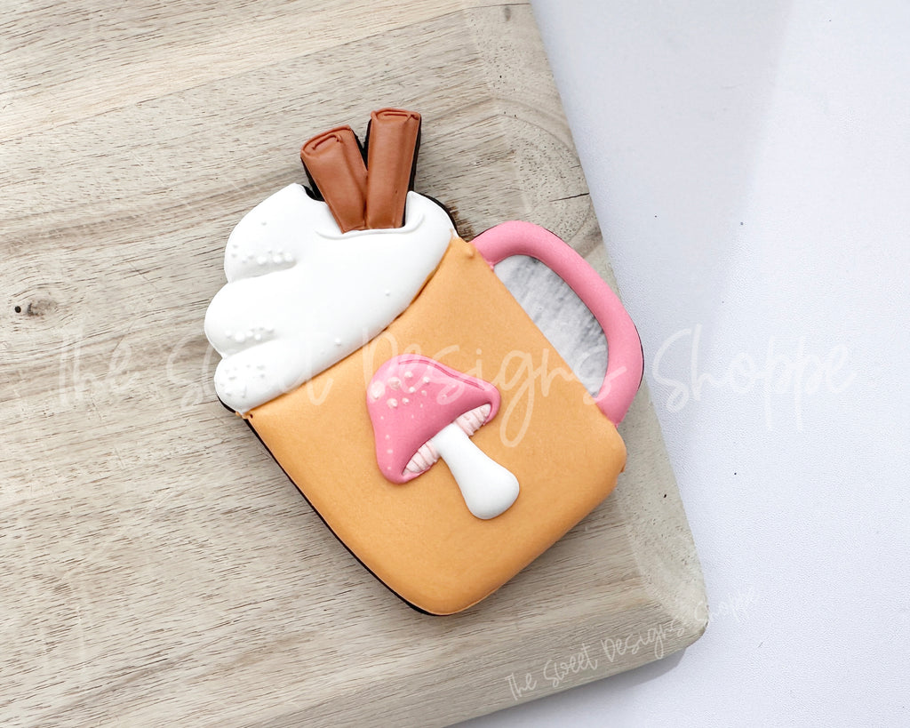 Cookie Cutters - Tall Mug with Cinnamon Stick - Cookie Cutter - The Sweet Designs Shoppe - TSDS - - ALL,beverage,beverages,Coffee,coffee with straw,Cookie Cutter,Fall,Fall / Thanksgiving,fall drink,Fall Vibes,Food & Beverages,Food and Beverage,Promocode,STL,tall mug with cinnamon stick