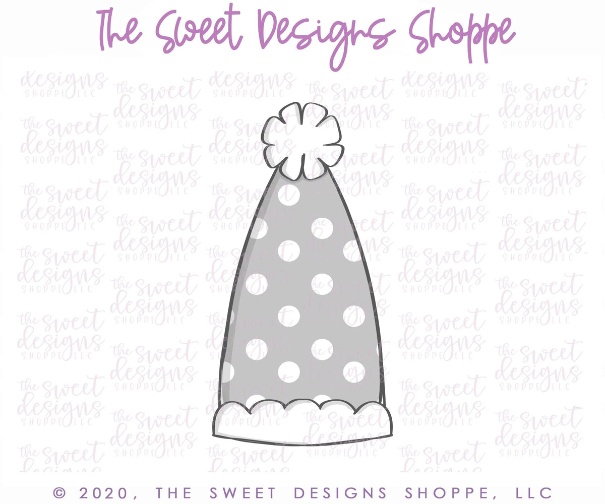 Cookie Cutters - Tall Party Hat- Cookie Cutter - The Sweet Designs Shoppe - TSDS - - Accesories,Accessories,accessory,ALL,Birthday,celebration,Clothing / Accessories,Cookie Cutter,Party,Promocode