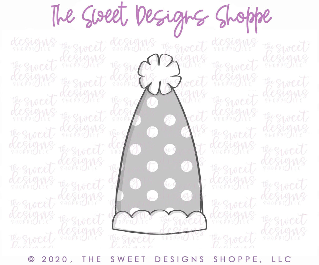 Cookie Cutters - Tall Party Hat- Cookie Cutter - The Sweet Designs Shoppe - TSDS - - Accesories,Accessories,accessory,ALL,Birthday,celebration,Clothing / Accessories,Cookie Cutter,Party,Promocode