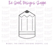 Cookie Cutters - Tall Pencil - Cookie Cutter - The Sweet Designs Shoppe - TSDS - - ALL,back to school,Cookie Cutter,Grad,graduations,Promocode,School,School / Graduation,School Bus,school supplies,STL