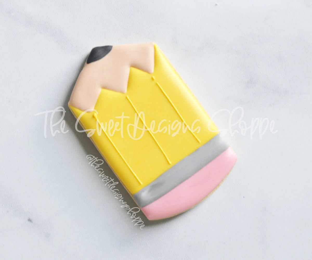 Cookie Cutters - Tall Pencil - Cookie Cutter - The Sweet Designs Shoppe - TSDS - - ALL,back to school,Cookie Cutter,Grad,graduations,Promocode,School,School / Graduation,School Bus,school supplies,STL