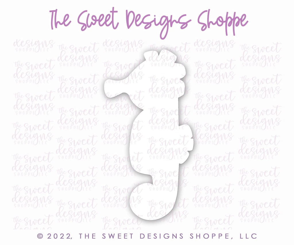 Cookie Cutters - Tall Seahorse - Cookie Cutter - Sweet Designs Shoppe - - ALL, Animal, Animals, Animals and Insects, birthday, Cookie Cutter, Fantasy, Kids / Fantasy, Promocode, summer, under the sea