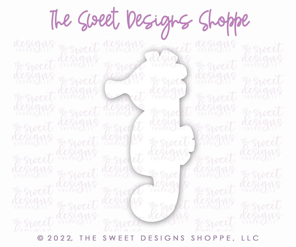 Cookie Cutters - Tall Seahorse - Cookie Cutter - The Sweet Designs Shoppe - - ALL, Animal, Animals, Animals and Insects, birthday, Cookie Cutter, Fantasy, Kids / Fantasy, Promocode, summer, under the sea