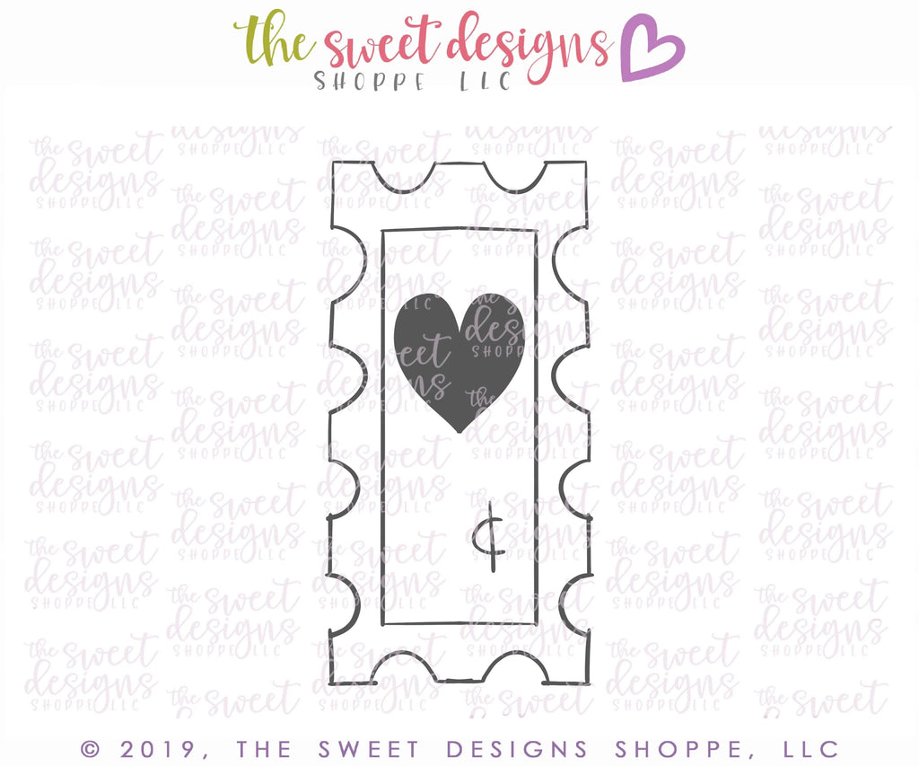 Cookie Cutters - Tall Stamp - Cookie Cutter - The Sweet Designs Shoppe - - ALL, Cookie Cutter, Love, Promocode, Valentines