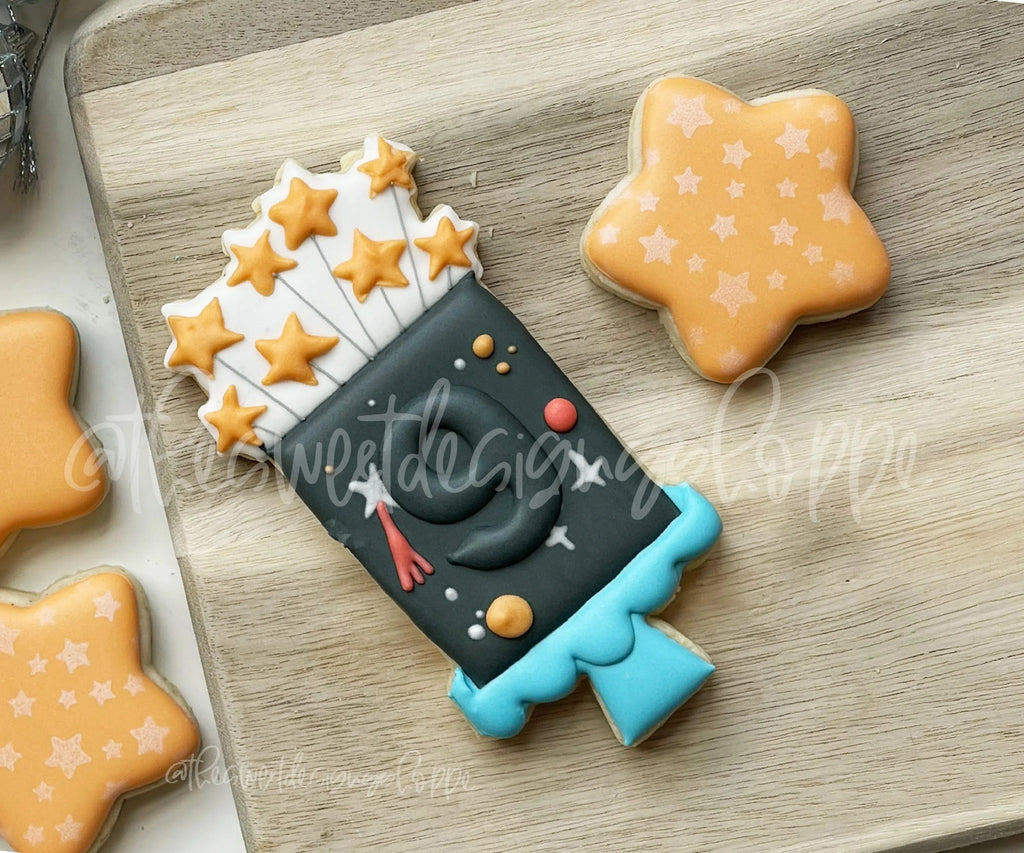 Cookie Cutters - Tall Star Candle Cake - Cookie Cutter - Sweet Designs Shoppe - - ALL, Birthday, Cookie Cutter, kid, kids, Promocode, Sweet, Sweets