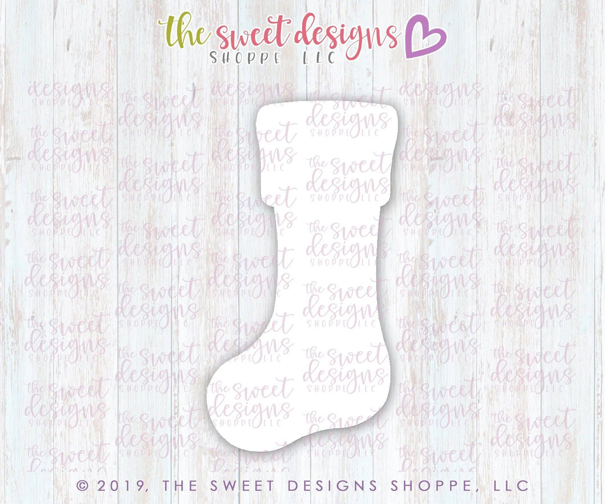Cookie Cutters - Tall Stocking - Cookie Cutter - The Sweet Designs Shoppe - TSDS - - ALL,Christmas,Christmas / Winter,Christmas Cookies,Cookie Cutter,Promocode,Santa,sock,STL