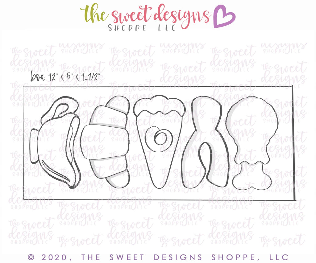 Cookie Cutters - Tall Thanksgiving Set - Cookie Cutters - The Sweet Designs Shoppe - TSDS - - ALL,Christmas,Christmas / Winter,Christmas Cookies,Christmas decoration,Cookie Cutter,Fall / Thanksgiving,Mini Sets,Promocode,regular sets,set