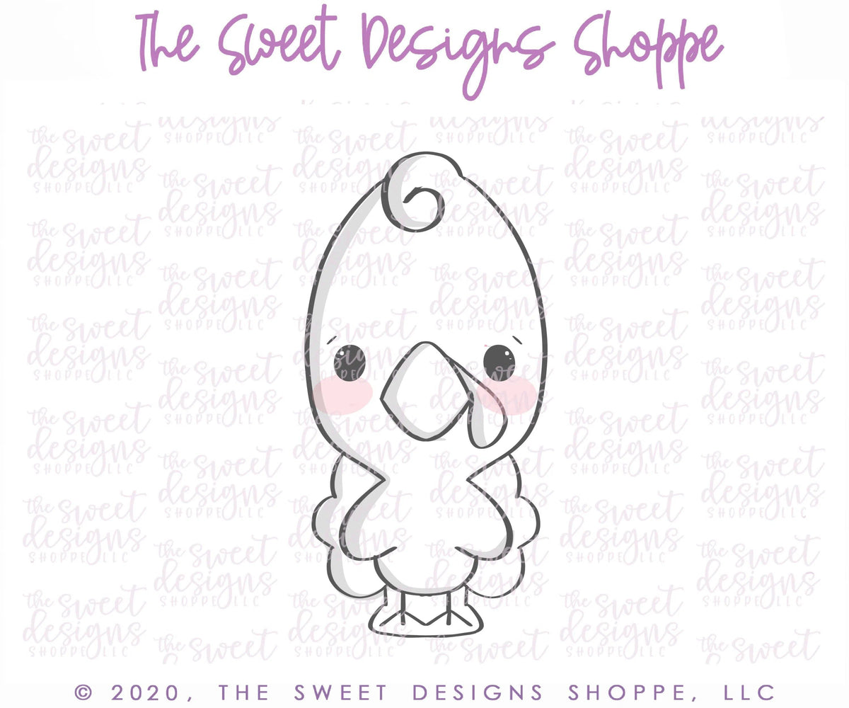 Cookie Cutters - Tall Turkey - Cookie Cutter - The Sweet Designs Shoppe - TSDS - - ALL,Animal,Animals,Cookie Cutter,Fall,Fall / Halloween,Fall / Thanksgiving,Food,Promocode,STL,thanksgiving