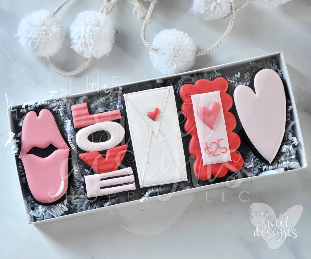 Cookie Cutters - Tall Valentines LOVE Set - Cookie Cutters - Sweet Designs Shoppe - - ALL, Cookie Cutter, Mini Sets, Promocode, regular sets, set, Valentine, Valentines, Valentines couples