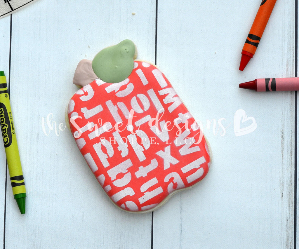 Cookie Cutters - Tallish Apple - Cookie Cutter - The Sweet Designs Shoppe - TSDS - - ALL,Apple,Cookie Cutter,Food,Food and Beverage,Food beverages,Fruits and Vegetables,Grad,graduations,Promocode,school,School / Graduation