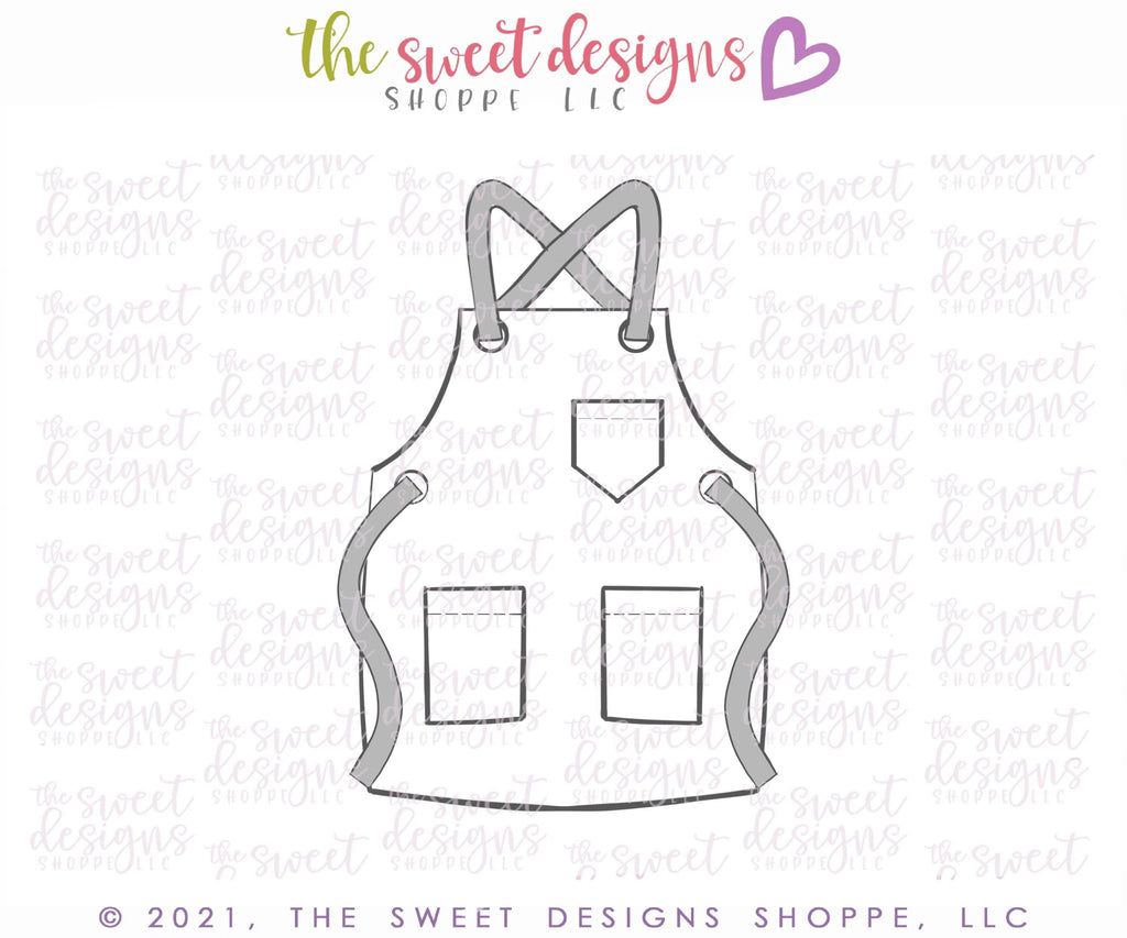 Cookie Cutters - Tallish Apron - Plaque - Cookie Cutter - The Sweet Designs Shoppe - - ALL, Cookie Cutter, dad, Father, father's day, grandfather, hobbie, Hobbies, Hobbies and Camping, Promocode