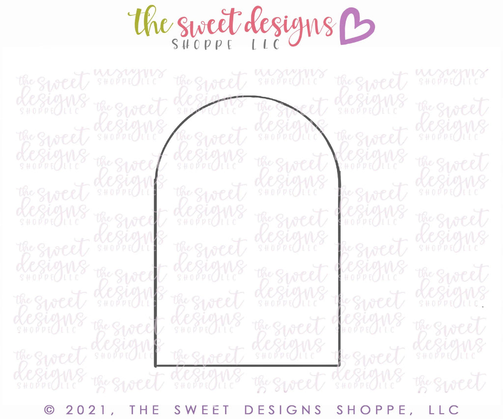 Cookie Cutters - Tallish Arch - Cookie Cutter - The Sweet Designs Shoppe - TSDS - - ALL,baby toys,basic,Basic Shapes,BasicShapes,Cookie Cutter,kids,Kids / Fantasy,Promocode,STL,toy,toys