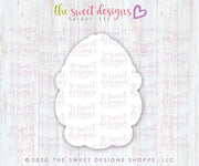 Cookie Cutters - Tallish Bald Santa Face - Cookie Cutter - The Sweet Designs Shoppe - TSDS - - ALL,Christmas,Christmas / Winter,Christmas Cookies,Cookie Cutter,Promocode,Santa,Santa Face,STL